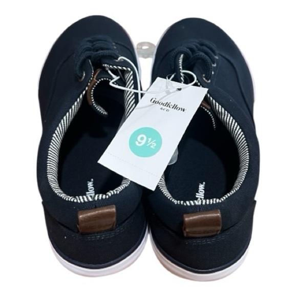 Goodfellow & Co Men’s Navy Canvas Lace Up Sneakers Size 9.5 Casual Comfort New - Picture 4 of 5